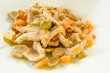 Carne di maiale in salsa agrodolce