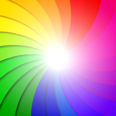 Rainbow abstract background composition