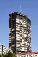 Fototapeta premium Belgrade - Beogradjanka Building in Kralja Milana Street