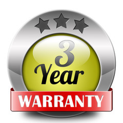 three year warranty