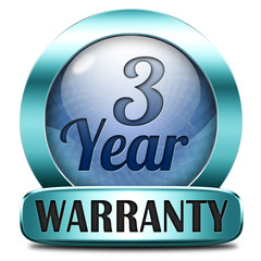 three year warranty