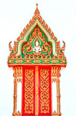 Obraz premium window temple of thailand