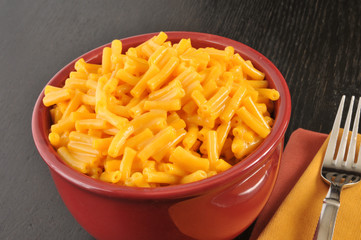 Bowl of macaroni and cheese