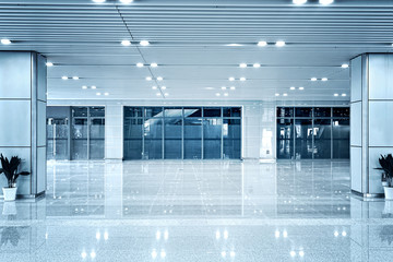 interior of modern building