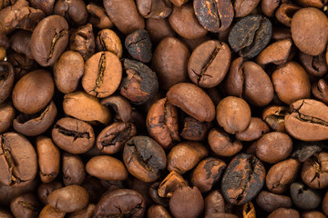 roasted coffee beans background