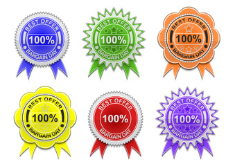 Sale labels collection