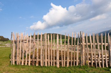 Fototapeta premium Old Fence In Montenegro