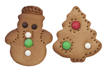 Christmas gingerbread cookies