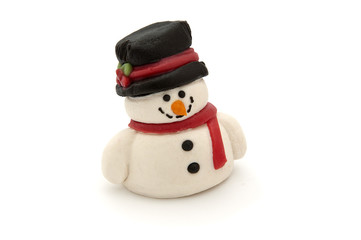 marzipan snowman