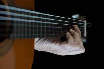 Obraz premium Guitare acoustique