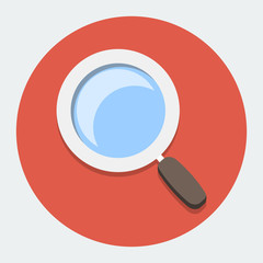 Flat Search Icon