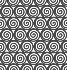 Abstract spiral vector seamless background.
