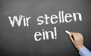 Wir stellen ein!