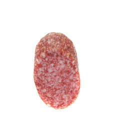 Sausage isolated on white.