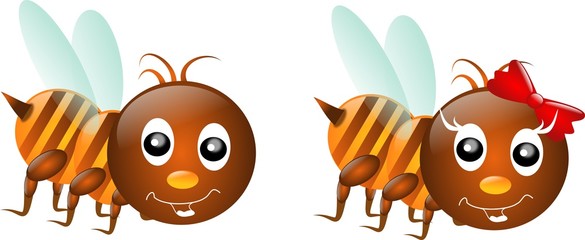 Two bees