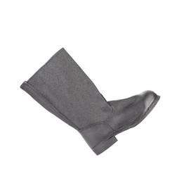 High black color kersey boot.