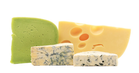 Various types of cheese composition.