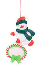 Christmas decoration plastic snowman.
