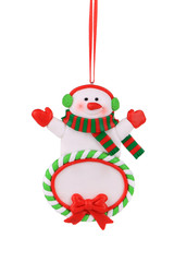 Christmas decoration plastic snowman.