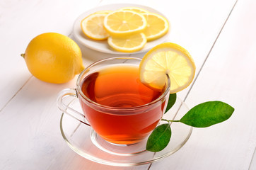 Tea with lemon