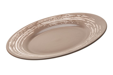 Brown plate