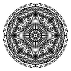 traditional ethnic african round pattern