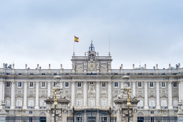 The Royal Palace of Madrid, Spain.