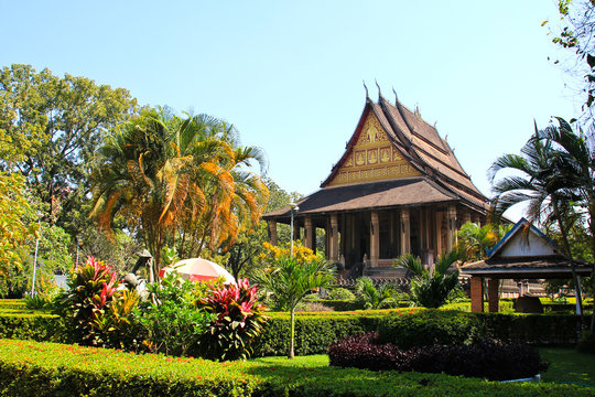 Haw Phra Kaew, Vientiane, Laos.