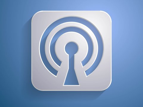 3d Vector illustration of wifi icon