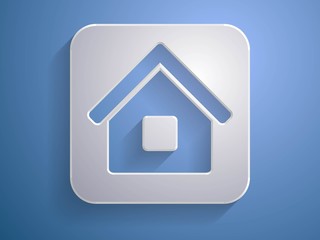 3d Vector illustration of house icon
