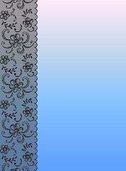 papier dentelle gauche