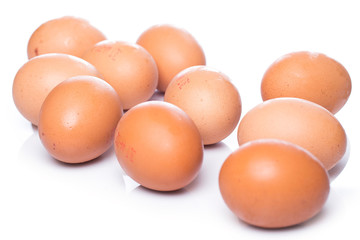 Brown eggs