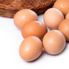 Brown eggs