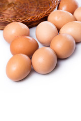 Brown eggs