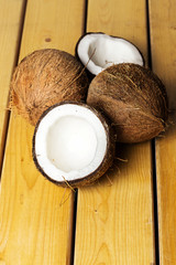 Fresh coconuts