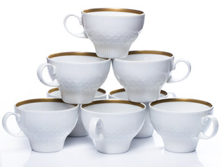 Ceramic coffee cups