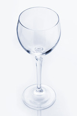 Empty wine glass