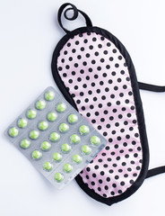 Mask and sleeping pills