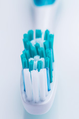 Toothbrush over white surface