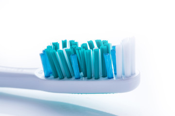 Toothbrush over white surface
