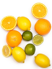 Different citrus fruits