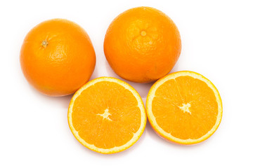 Fresh orange fruits