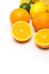 Different citrus fruits