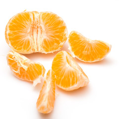 Fototapeta na wymiar Mandarin or tagerine fruit