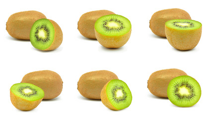 Fototapeta premium kiwi fruit on a white background