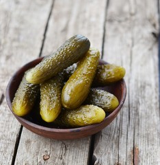 pickled cucumber, russian traditional   appetizer