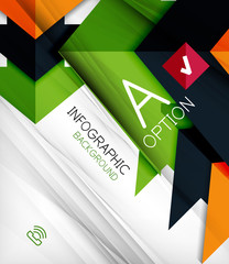 Infographic abstract background