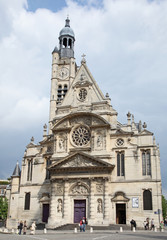 Fototapeta na wymiar Eglise Saint-Etienne-du-Mont Paris