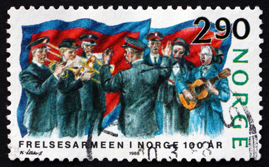 Postage stamp Norway 1988 Salvation Army in Norway