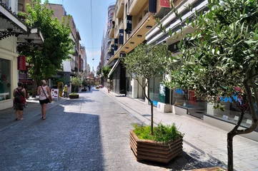 Gardinen Ermou Street (Greek: Ïäüò Åñìïý, Odos Ermou, "Hermes Street"), i © barbar6